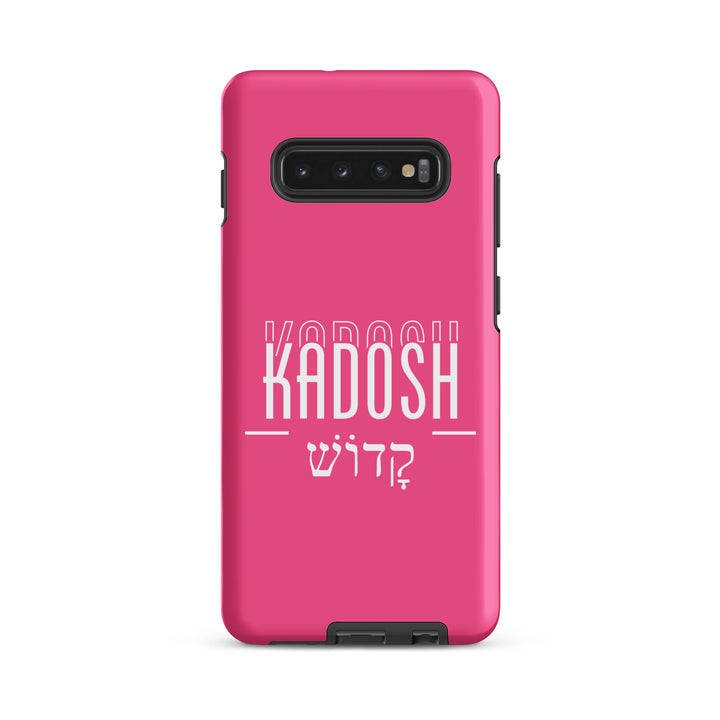 Christian Phone Case Kadosh Hebrew Pink for Samsung® Samsung® Phone Cases Matte Samsung Galaxy S10 Plus 