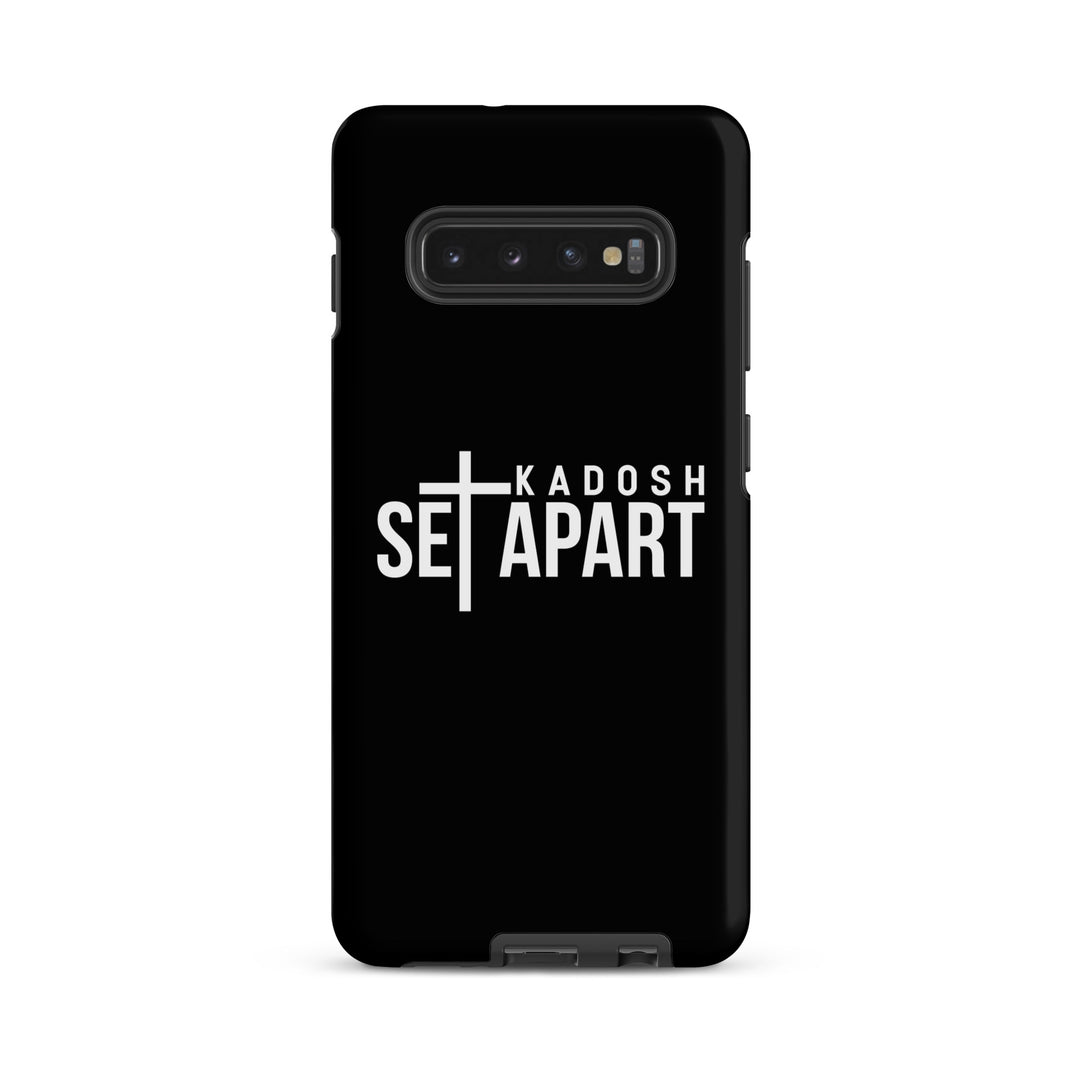 Christian Phone Case Set Apart Kadosh Black for Samsung® Samsung® Phone Cases Matte Samsung Galaxy S10 Plus 