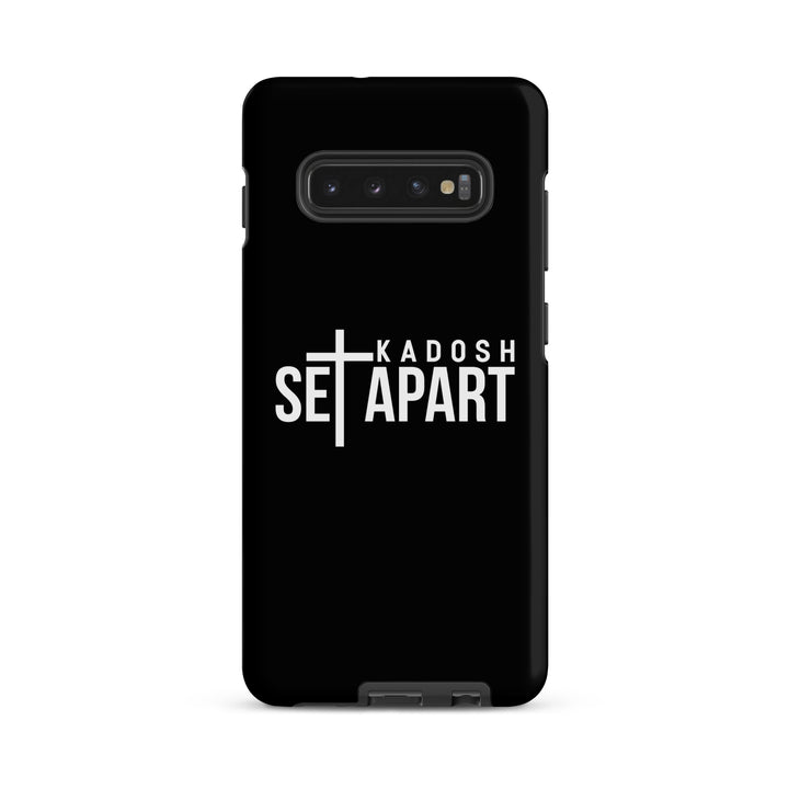 Christian Phone Case Set Apart Kadosh Black for Samsung® Samsung® Phone Cases Matte Samsung Galaxy S10 Plus 