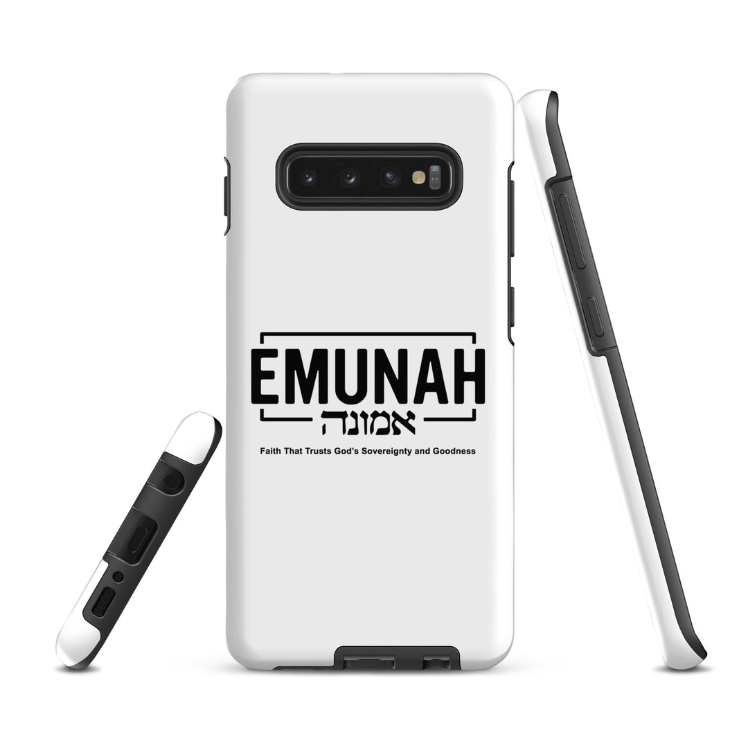 Christian Phone Case Emunah Faith That Trusts White for Samsung® Samsung® Phone Cases   