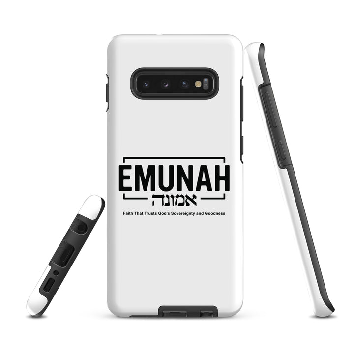 Christian Phone Case Emunah Steadfast Faith White for Samsung® Samsung® Phone Cases   