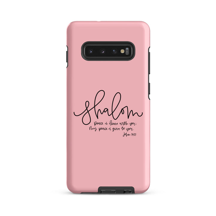 Christian Phone Case Shalom Pink for Samsung® Samsung® Phone Cases Matte Samsung Galaxy S10 Plus 