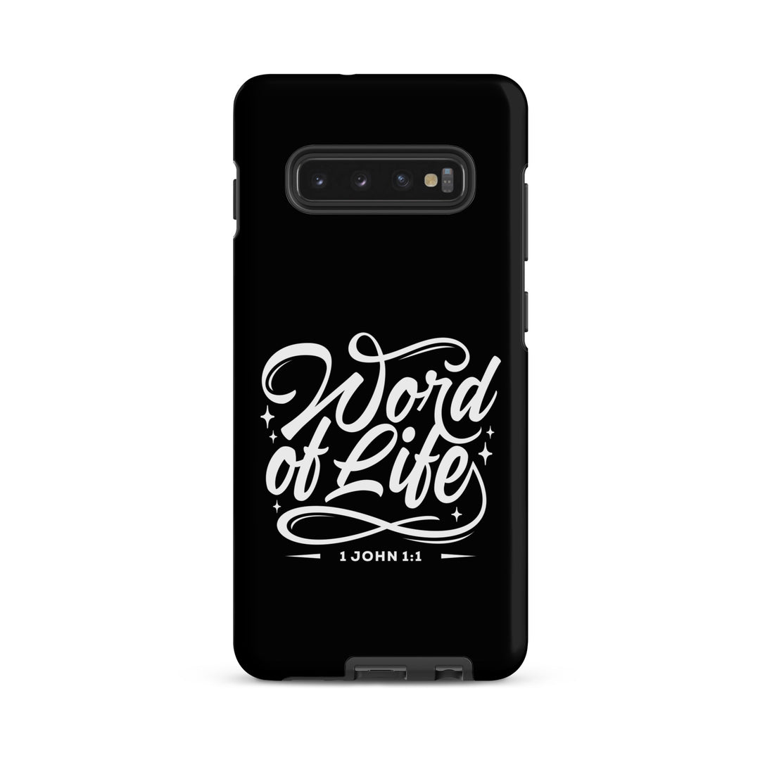 Christian Phone Case Word of Life Black for Samsung® Samsung® Phone Cases Matte Samsung Galaxy S10 Plus 