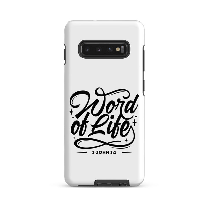 Christian Phone Case Word of Life White for Samsung® Samsung® Phone Cases Matte Samsung Galaxy S10 Plus 