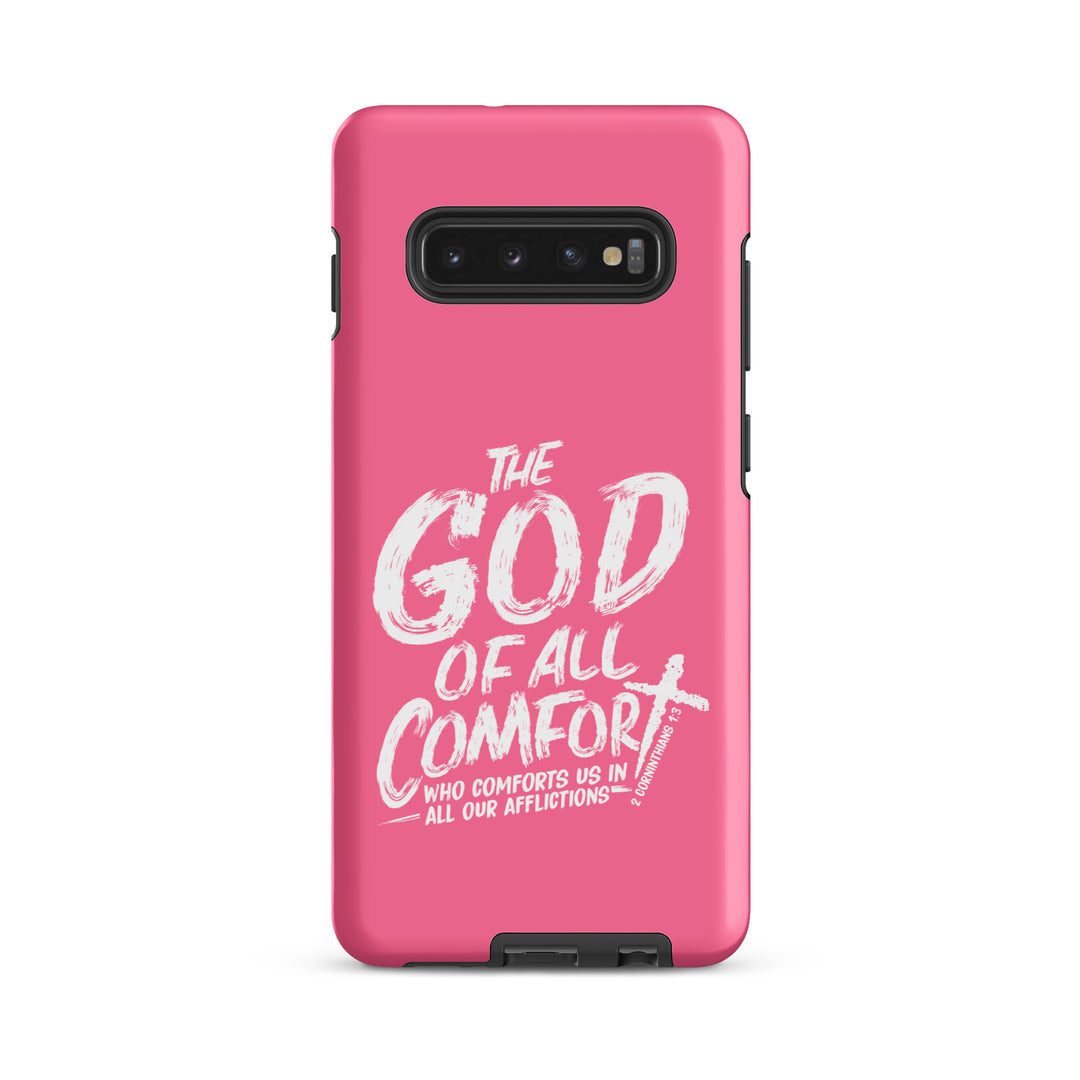 Christian Phone Case God of All Comfort Pink for Samsung® Samsung® Phone Cases Matte Samsung Galaxy S10 Plus 