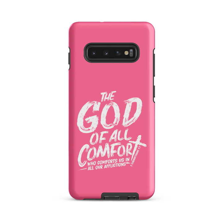 Christian Phone Case God of All Comfort Pink for Samsung® Samsung® Phone Cases Matte Samsung Galaxy S10 Plus 