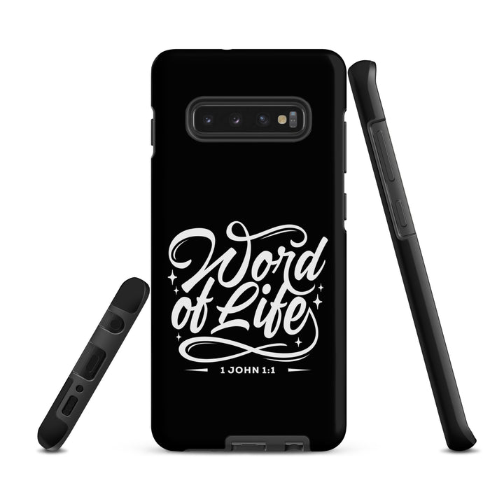 Christian Phone Case Word of Life Black for Samsung® Samsung® Phone Cases   