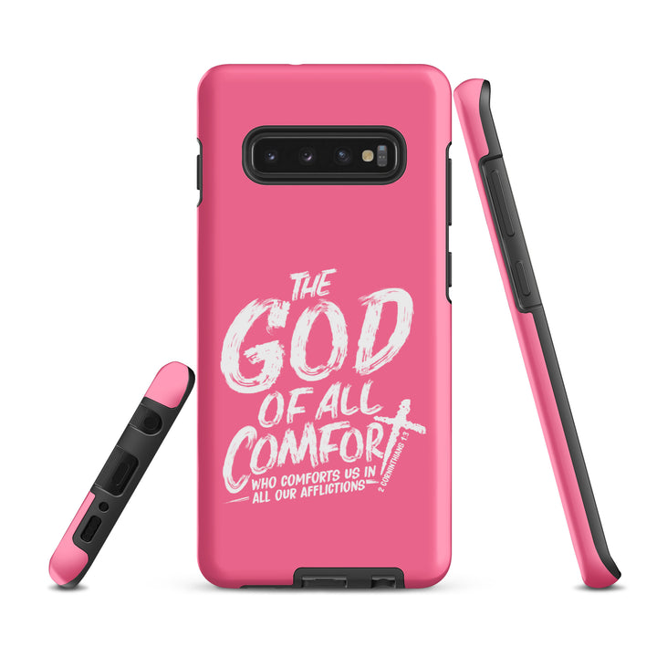 Christian Phone Case God of All Comfort Pink for Samsung® Samsung® Phone Cases   