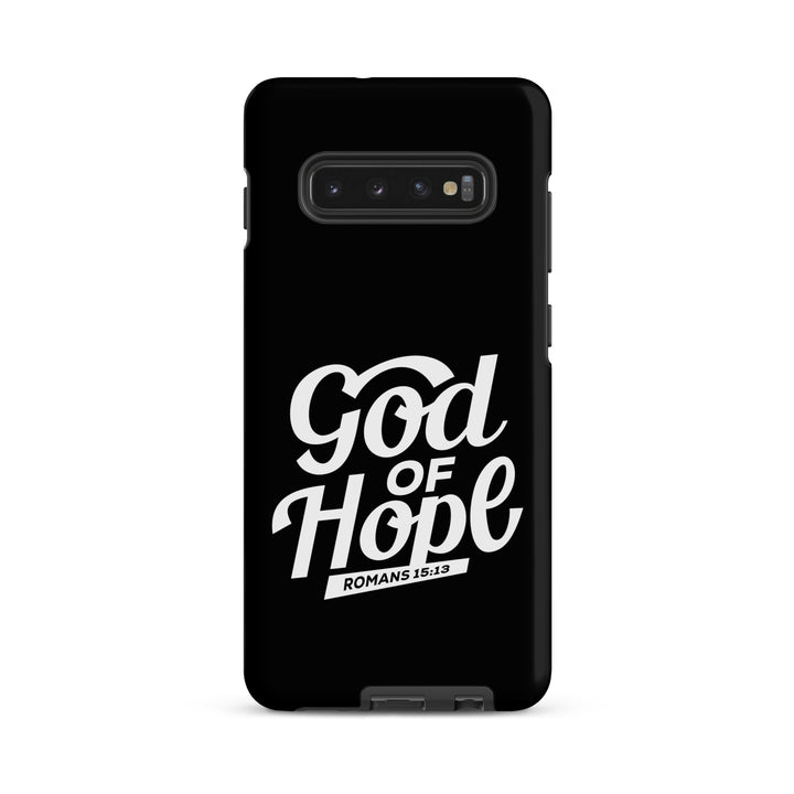 Christian Phone Case God of Hope Black for Samsung® Samsung® Phone Cases Matte Samsung Galaxy S10 Plus 