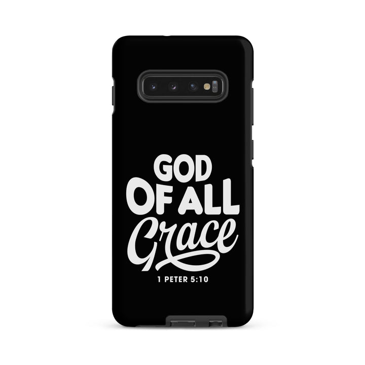 Christian Phone Case God of All Grace Black for Samsung® Samsung® Phone Cases Matte Samsung Galaxy S10 Plus 