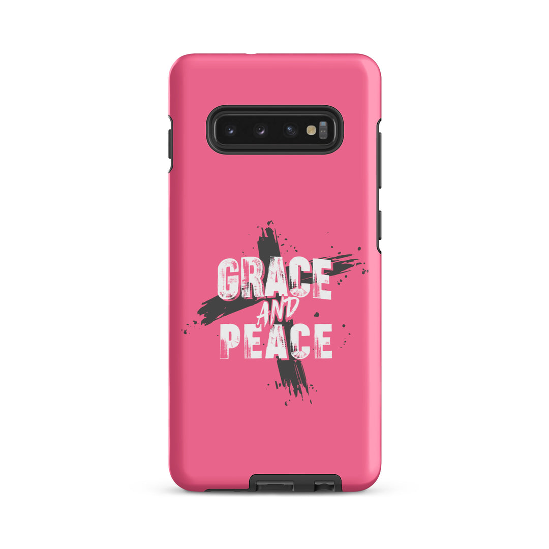 Christian Phone Case Grace and Peace Pink for Samsung® Samsung® Phone Cases Matte Samsung Galaxy S10 Plus 