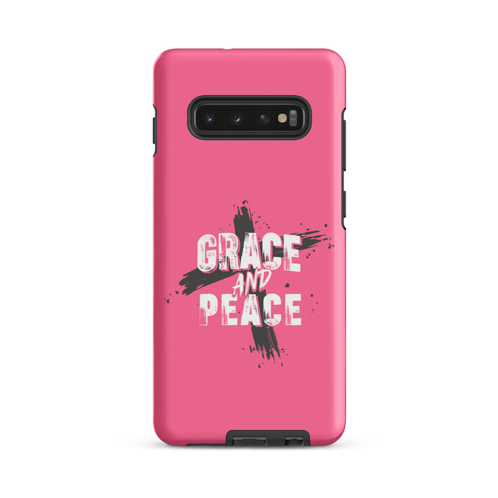 Christian Phone Case Grace and Peace Pink for Samsung® Samsung® Phone Cases Matte Samsung Galaxy S10 Plus 