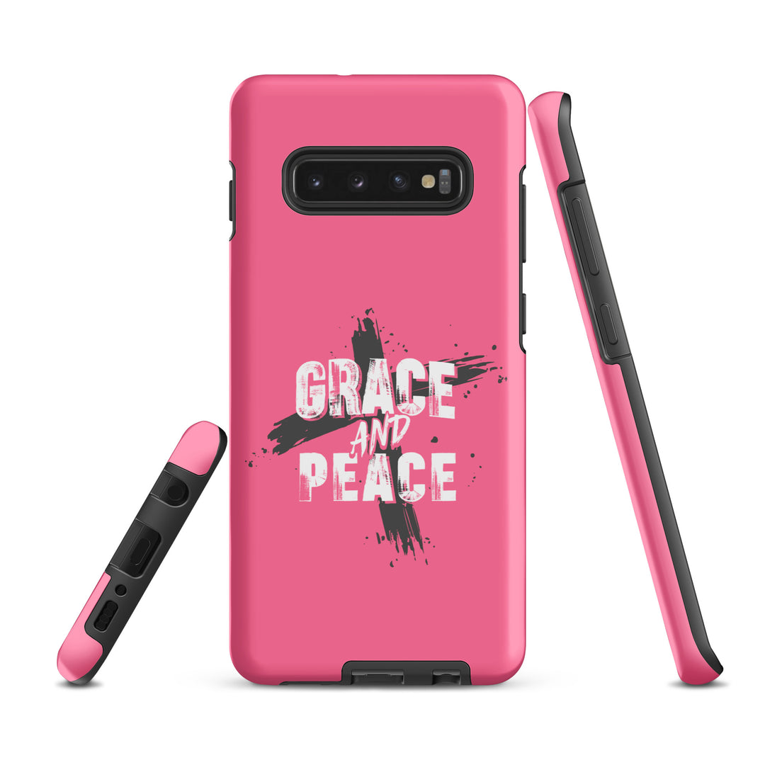 Christian Phone Case Grace and Peace Pink for Samsung® Samsung® Phone Cases   