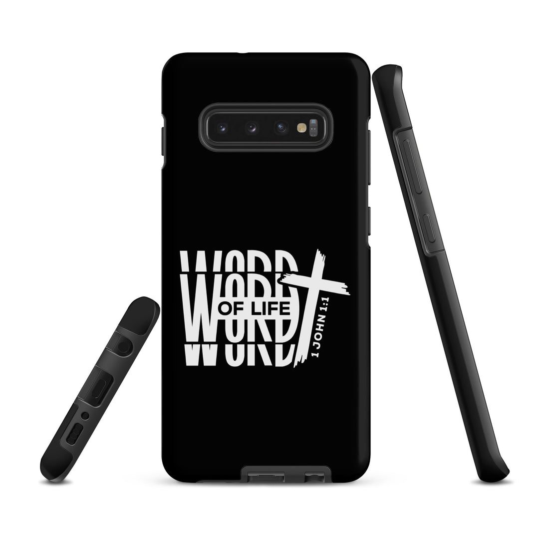 Christian Phone Case Word of Life Cross Black for Samsung® Samsung® Phone Cases   