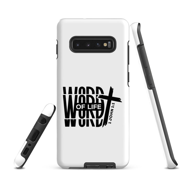 Christian Phone Case Word of Life Cross White for Samsung® Samsung® Phone Cases   