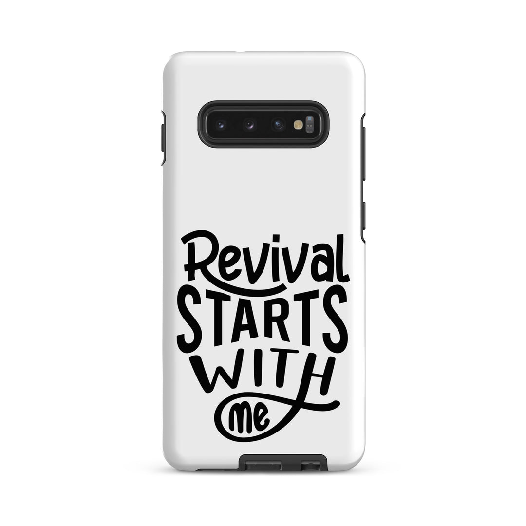 Christian Phone Case Revival Starts With Me White for Samsung® Samsung® Phone Cases Matte Samsung Galaxy S10 Plus 