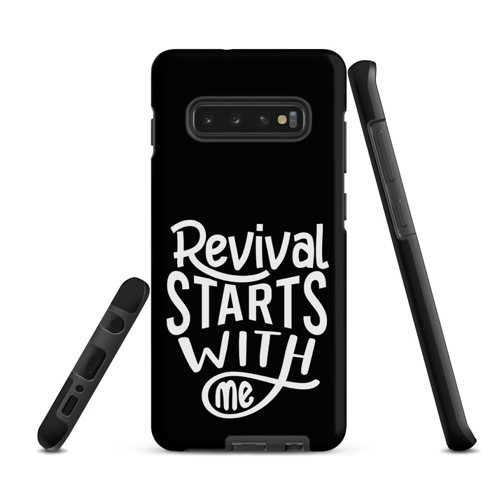 Christian Phone Case Revival Starts With Me Black for Samsung® Samsung® Phone Cases   