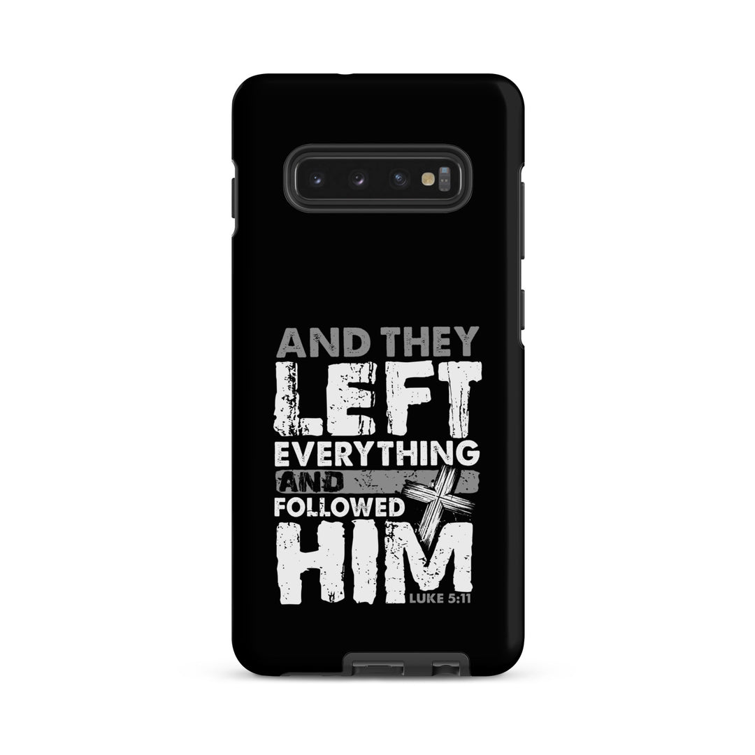 Christian Phone Case Left Everything Cross Black for Samsung® Samsung® Phone Cases Matte Samsung Galaxy S10 Plus 