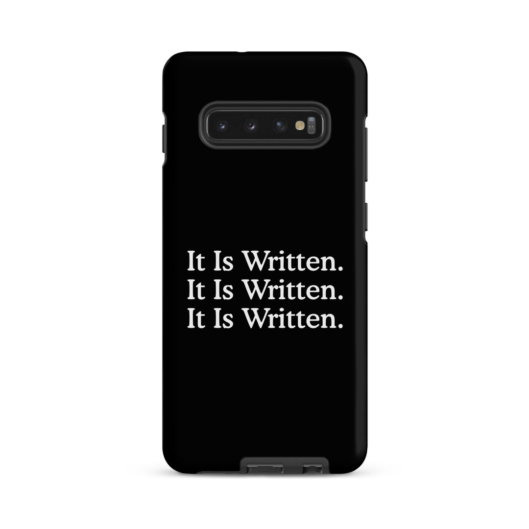 Christian Phone Case It Is Written Black for Samsung® Samsung® Phone Cases Matte Samsung Galaxy S10 Plus 