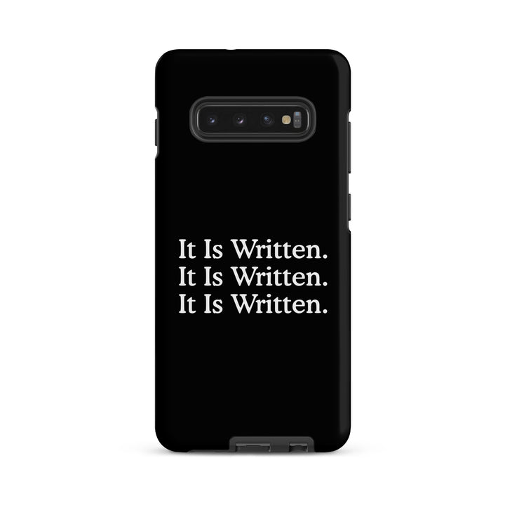 Christian Phone Case It Is Written Black for Samsung® Samsung® Phone Cases Matte Samsung Galaxy S10 Plus 