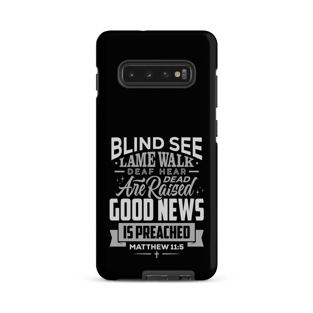 Christian Phone Case Go and Tell John Black for Samsung® Samsung® Phone Cases Matte Samsung Galaxy S10 Plus 