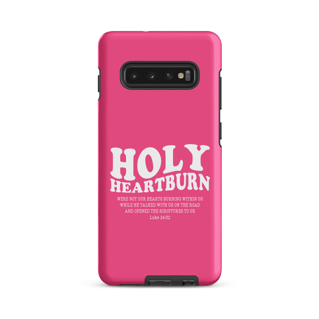 Christian Phone Case Holy Heartburn Pink for Samsung® Samsung® Phone Cases Matte Samsung Galaxy S10 Plus 