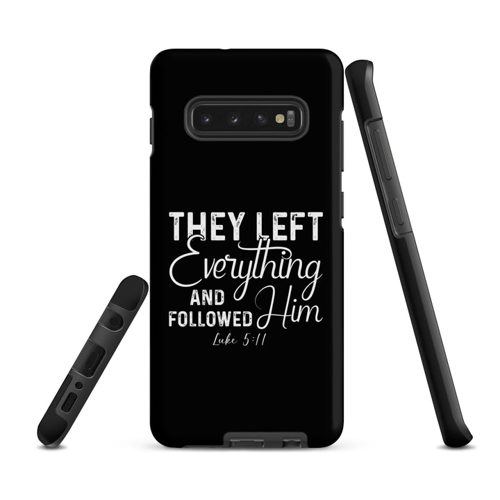 Christian Phone Case Left Everything Black for Samsung® Samsung® Phone Cases   