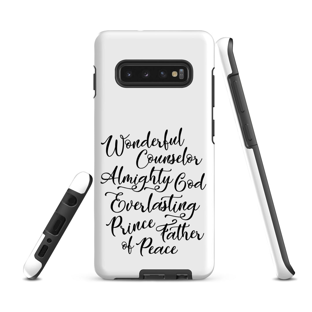 Christian Phone Case Wonderful Counselor White for Samsung® Samsung® Phone Cases   