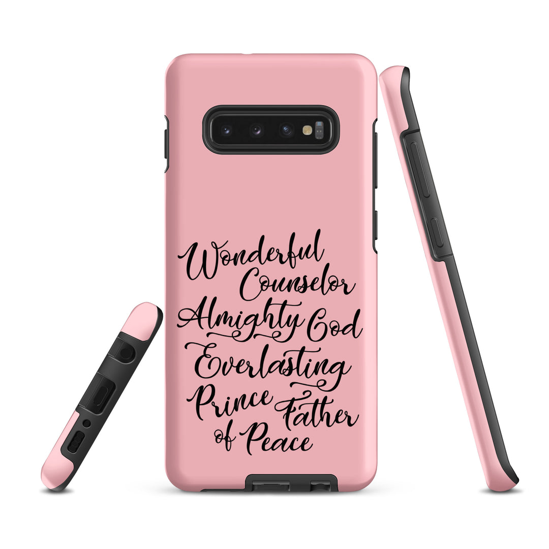 Christian Phone Case Wonderful Counselor Pink for Samsung® Samsung® Phone Cases   