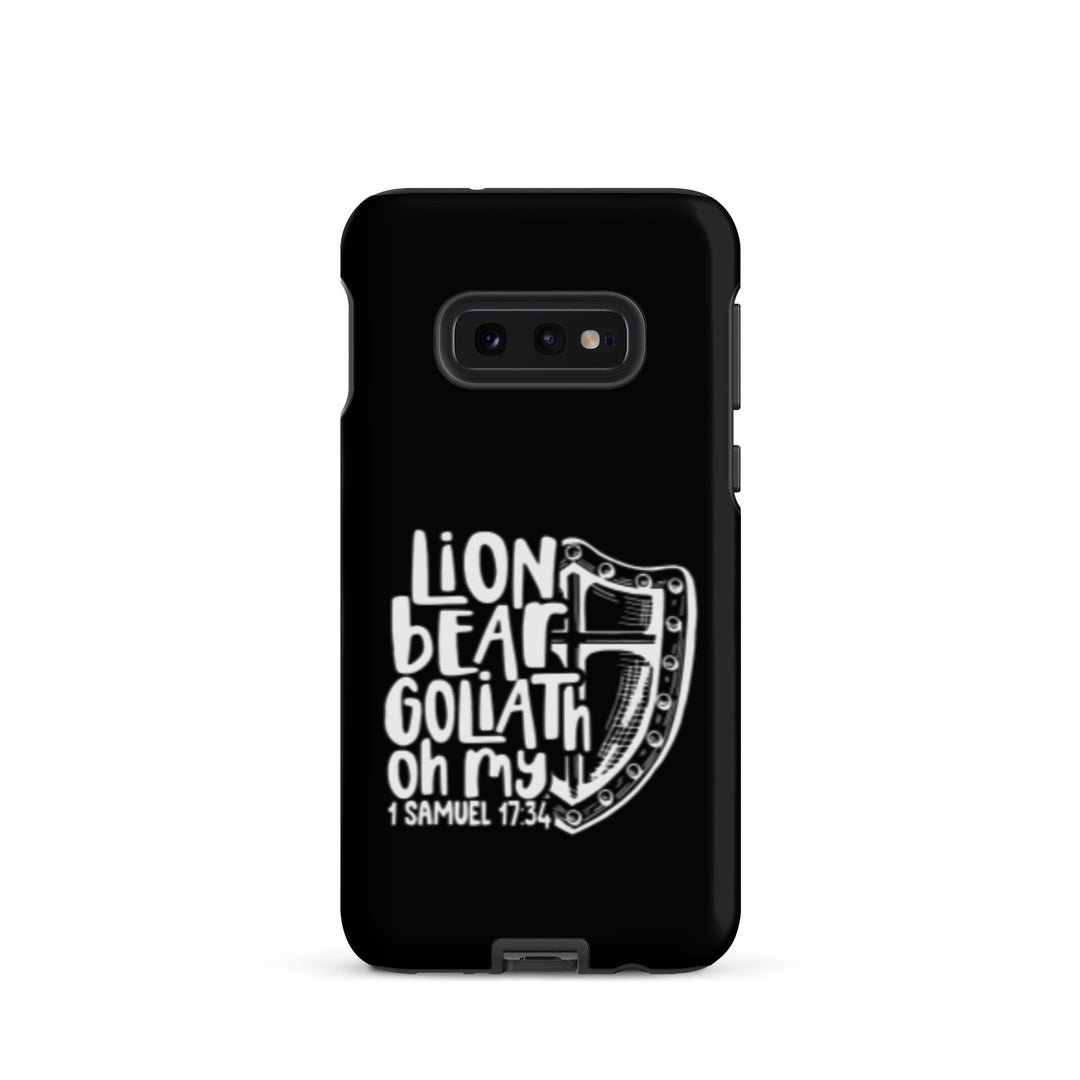 Christian Phone Case Lion Bear Goliath Oh My for Samsung® Samsung® Phone Cases Matte Samsung Galaxy S10e 