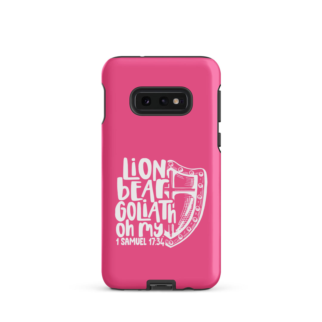 Christian Phone Case Lion Bear Goliath Oh My for Samsung® Samsung® Phone Cases Matte Samsung Galaxy S10e 