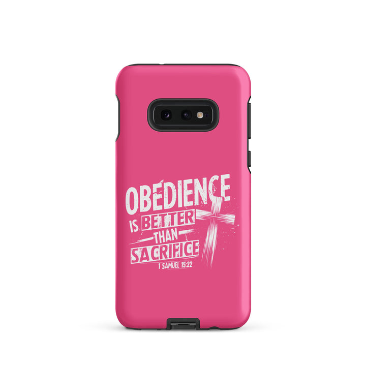 Christian Phone Case Obedience Is Better for Samsung® Samsung® Phone Cases Matte Samsung Galaxy S10e 