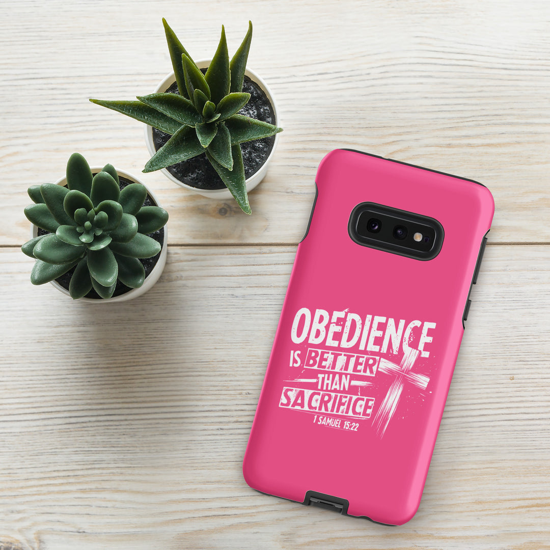 Christian Phone Case Obedience Is Better for Samsung® Samsung® Phone Cases   