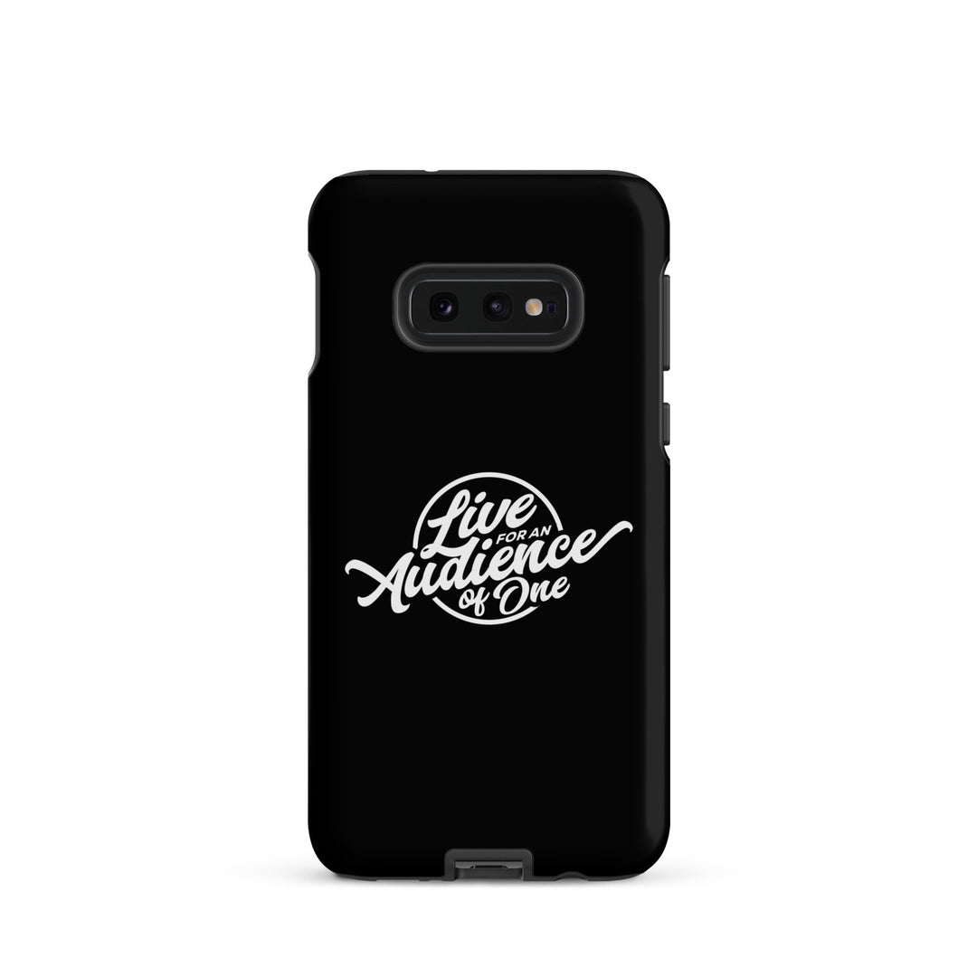 Christian Phone Case Audience of One Black for Samsung® Samsung® Phone Cases Matte Samsung Galaxy S10e 