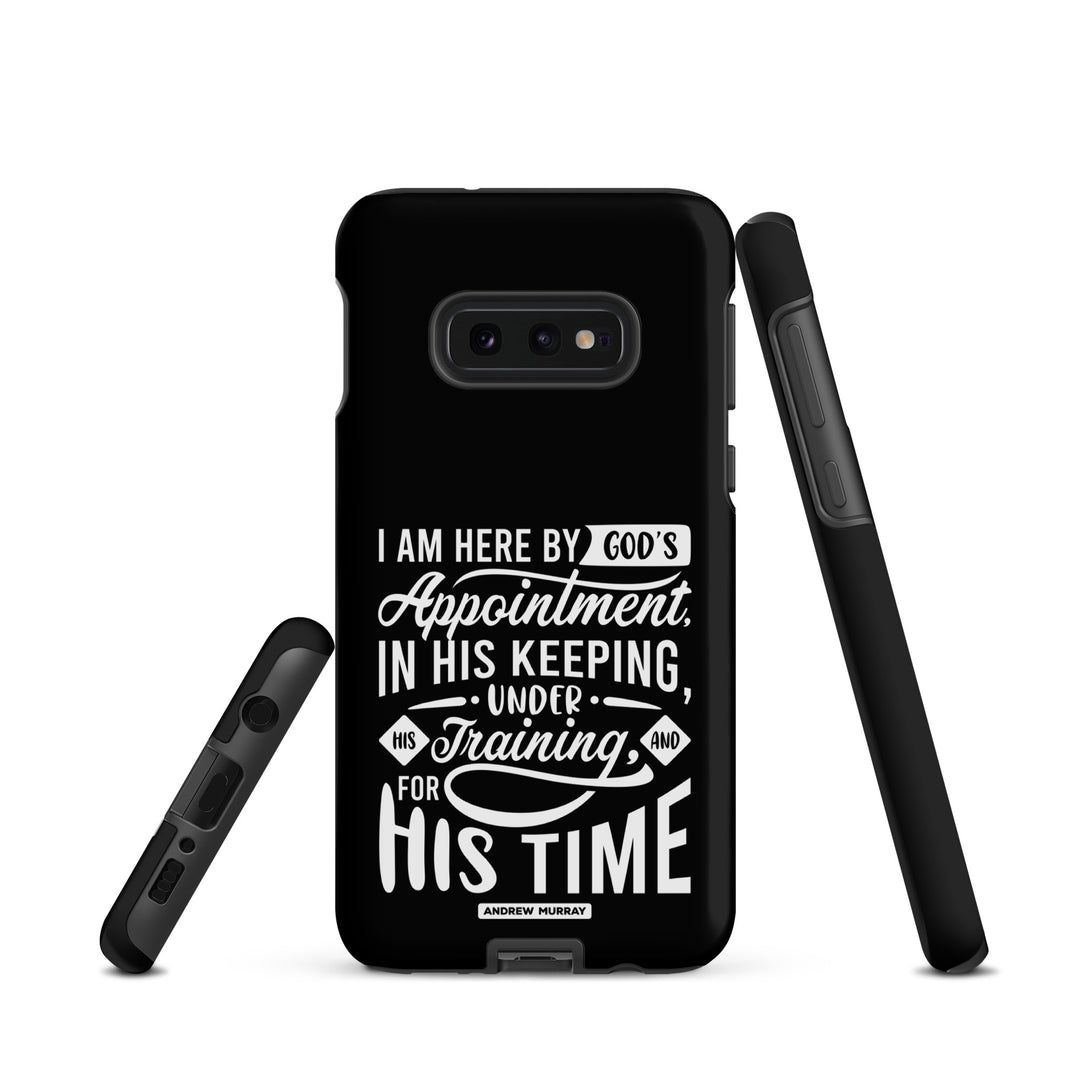 Christian Phone Case His Time Black for Samsung® Samsung® Phone Cases   