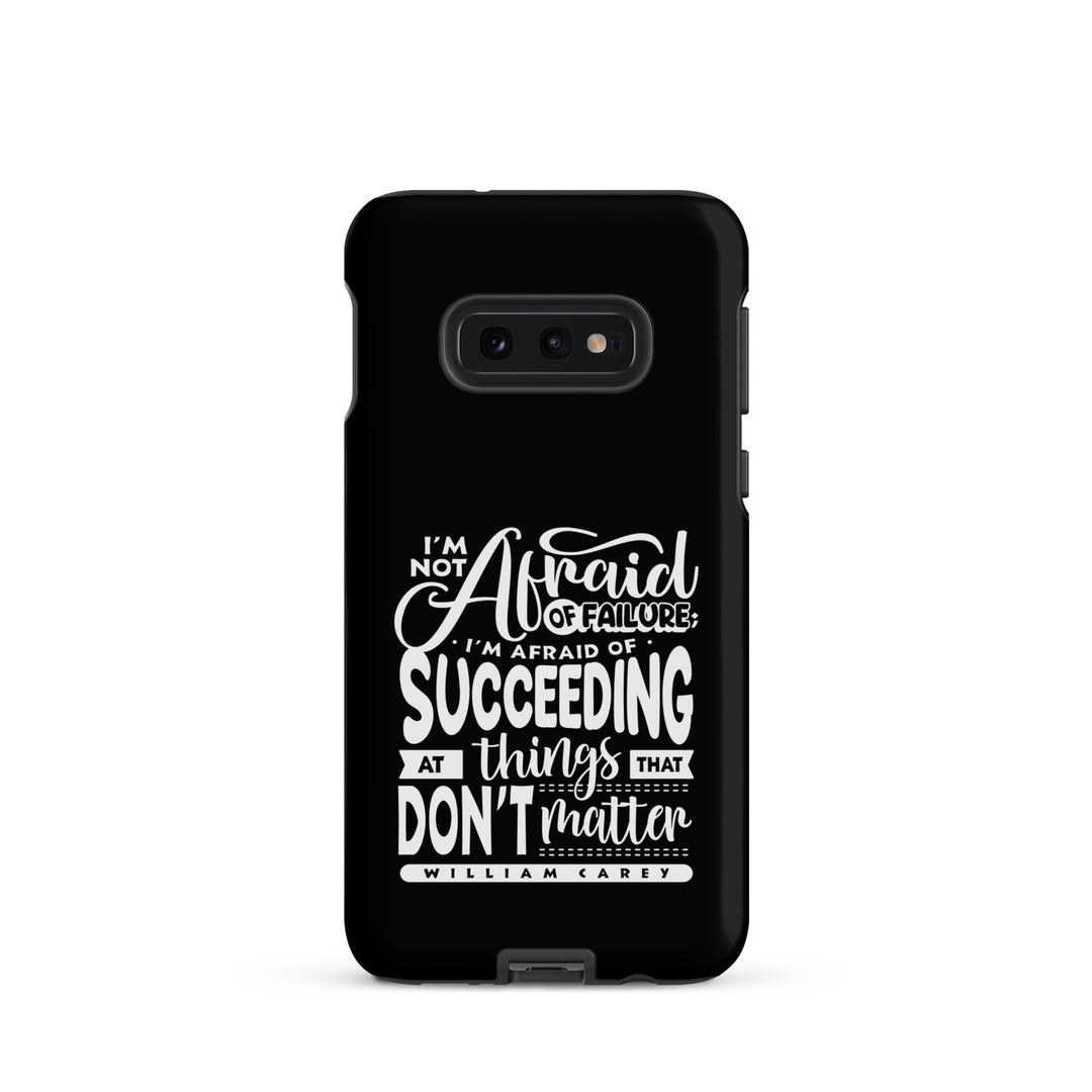 Christian Phone Case Things That Matter Black for Samsung® Samsung® Phone Cases Matte Samsung Galaxy S10e 