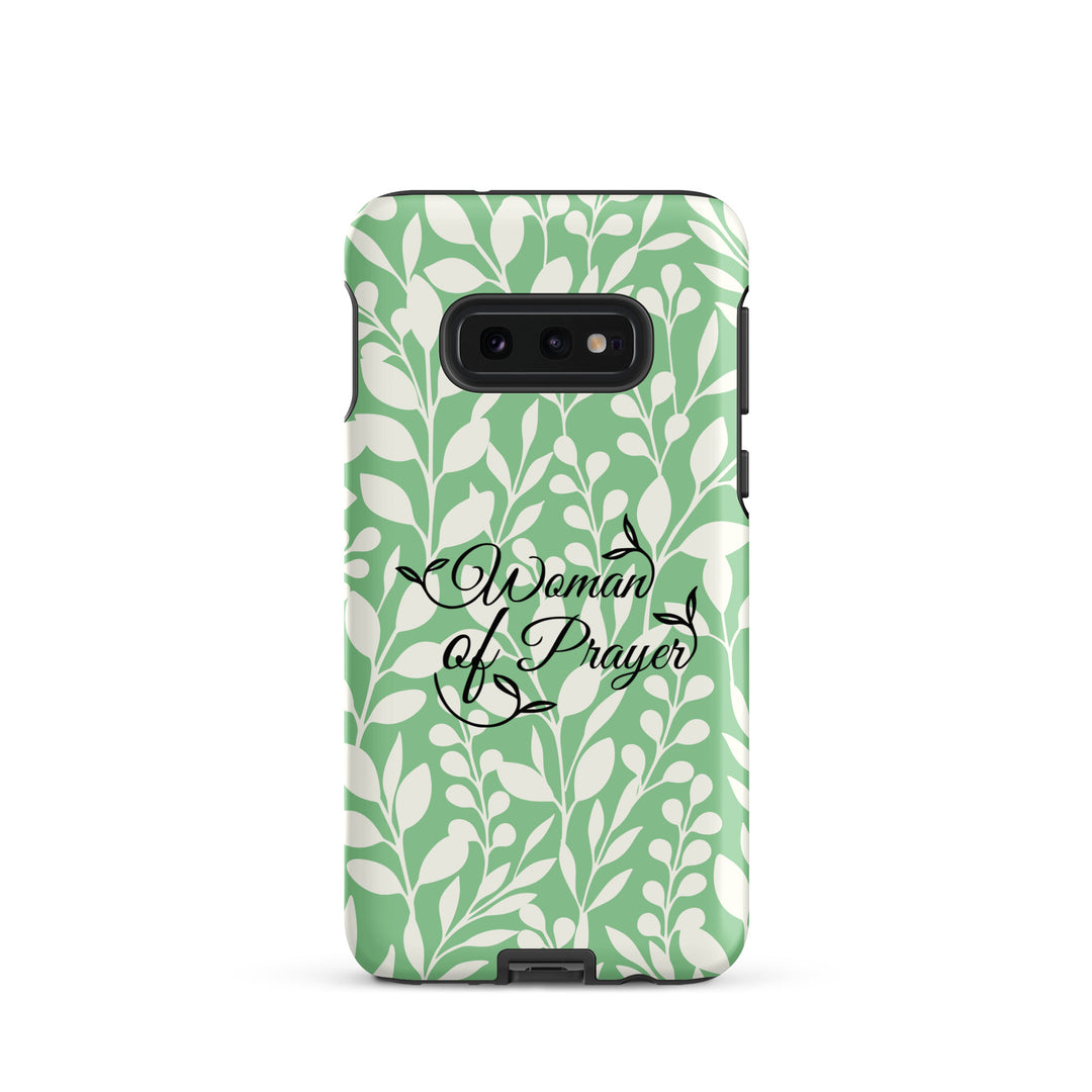 Christian Phone Case Woman of Prayer Green for Samsung® Samsung® Phone Cases Matte Samsung Galaxy S10e 