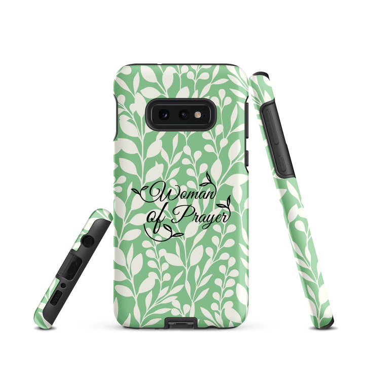 Christian Phone Case Woman of Prayer Green for Samsung® Samsung® Phone Cases   