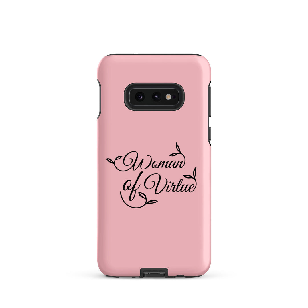 Christian Phone Case Woman of Virtue Pink for Samsung® Samsung® Phone Cases Matte Samsung Galaxy S10e 