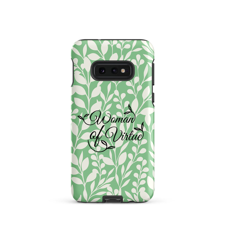 Christian Phone Case Woman of Virtue Green for Samsung® Samsung® Phone Cases Matte Samsung Galaxy S10e 