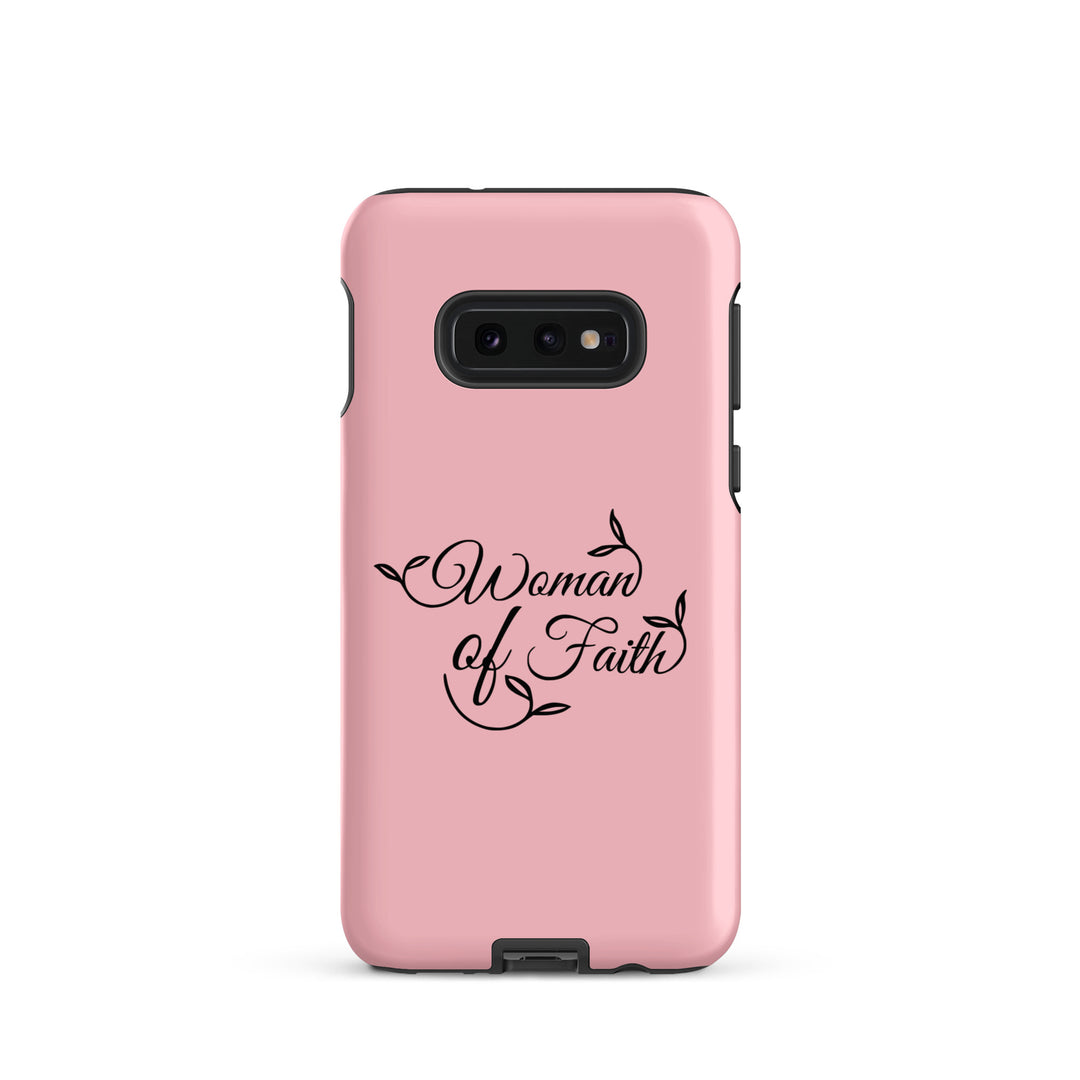 Christian Phone Case Woman of Faith Pink for Samsung® Samsung® Phone Cases Matte Samsung Galaxy S10e 