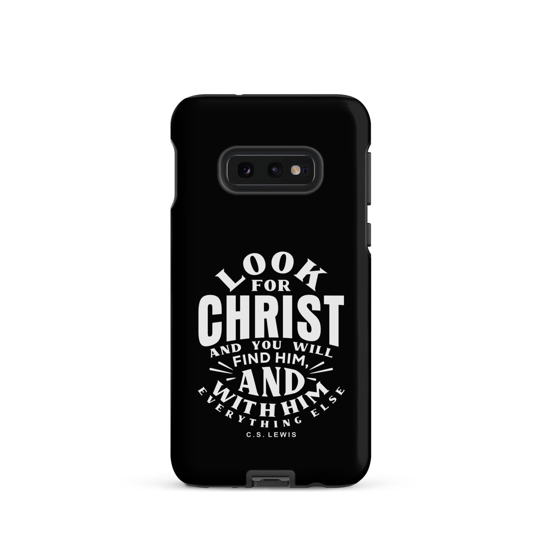 Christian Phone Case Look For Christ Black for Samsung® Samsung® Phone Cases Matte Samsung Galaxy S10e 