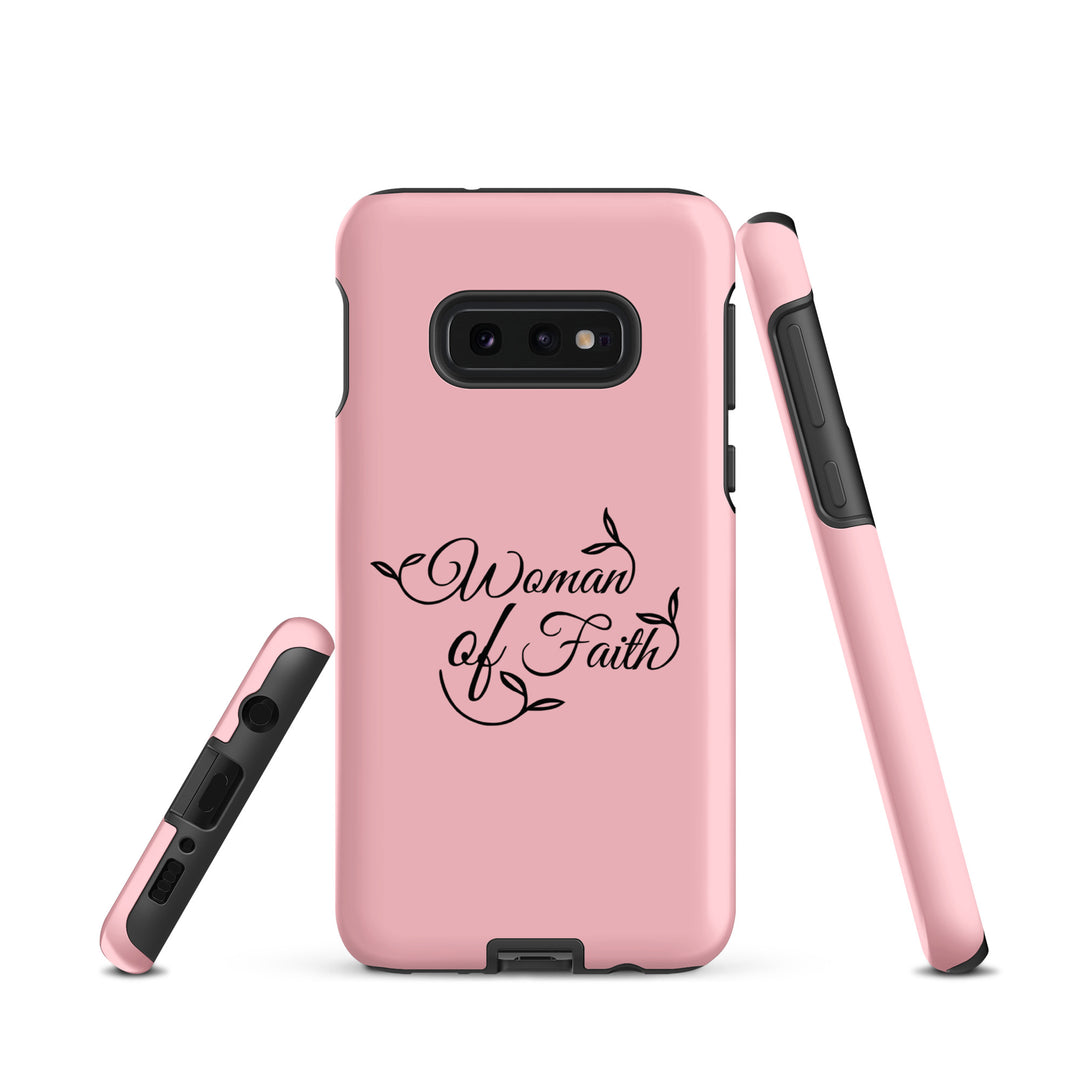 Christian Phone Case Woman of Faith Pink for Samsung® Samsung® Phone Cases   