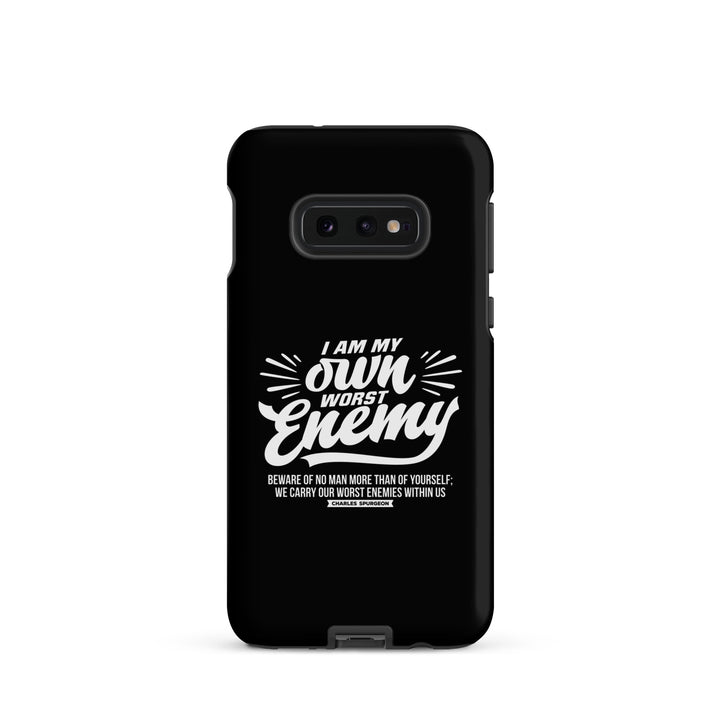 Christian Phone Case Worst Enemy Black for Samsung® Samsung® Phone Cases Matte Samsung Galaxy S10e 