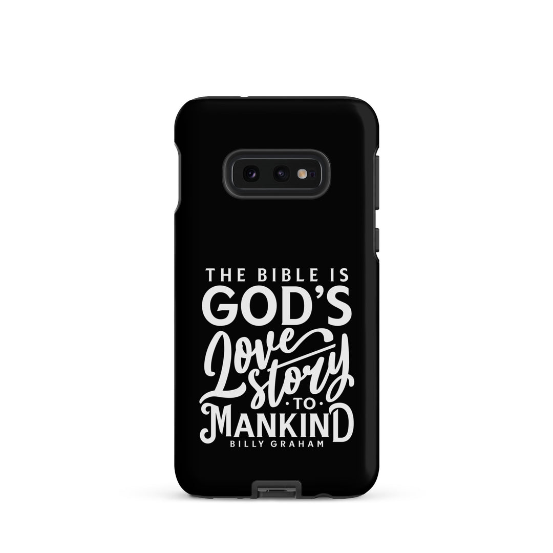 Christian Phone Case God's Love Story Black for Samsung® Samsung® Phone Cases Matte Samsung Galaxy S10e 