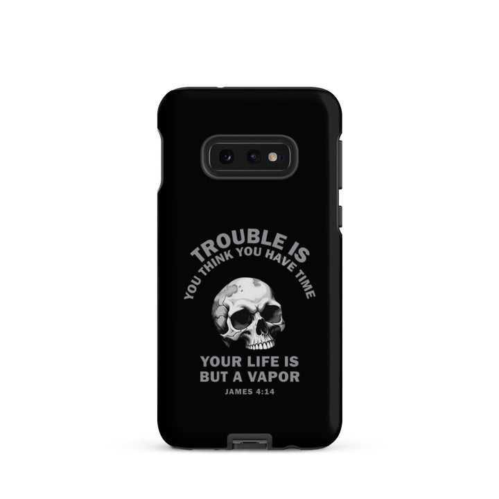 Christian Phone Case Life Is Vapor Black for Samsung® Samsung® Phone Cases Matte Samsung Galaxy S10e 