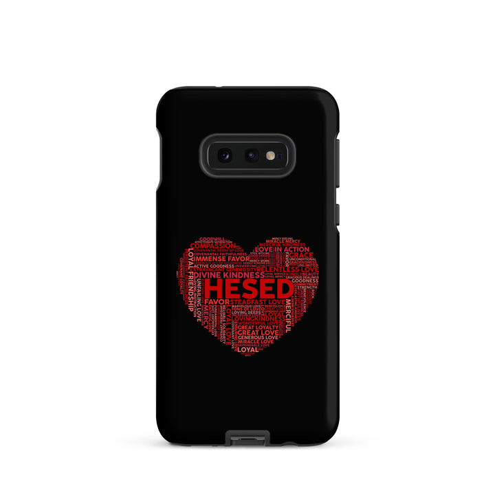 Christian Phone Case Hesed Heart Black for Samsung® Samsung® Phone Cases Matte Samsung Galaxy S10e 