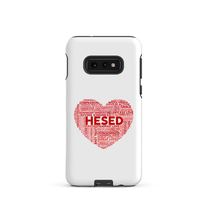 Christian Phone Case Hesed Heart White for Samsung® Samsung® Phone Cases Matte Samsung Galaxy S10e 