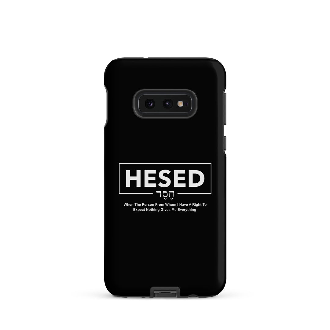 Christian Phone Case Hesed Everything Black for Samsung® Samsung® Phone Cases   