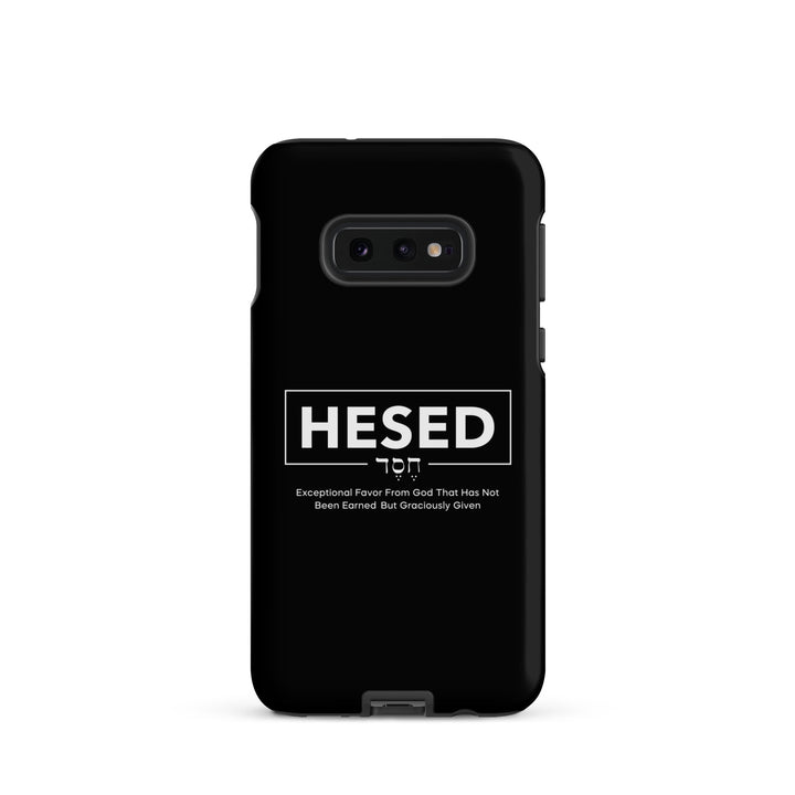 Christian Phone Case Hesed Hebrew Exceptional Favor Black for Samsung® Samsung® Phone Cases   